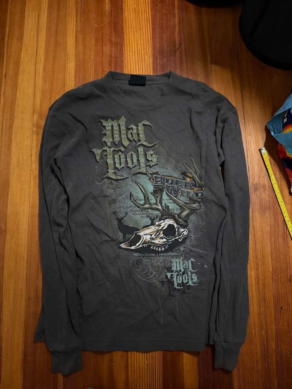 Mac Tools Buck Wild Waffle Knit Thermal Long Sleeve Shirt